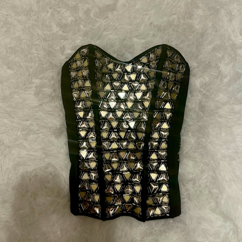 Guess XS Rhinestone Glam Corset